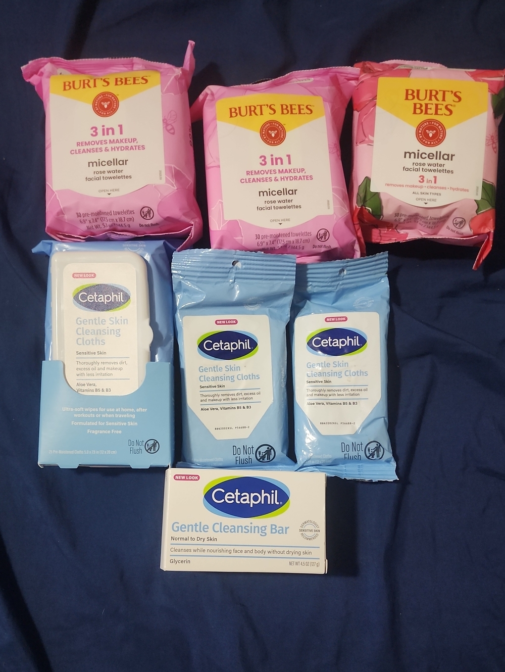 bulk facial bundke Burt's Bees Micellar and cetaphil
